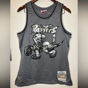Mitchell & Ness Raptors Tracy Mcgrady Jersey 1990s Metal Works Graphite Size M